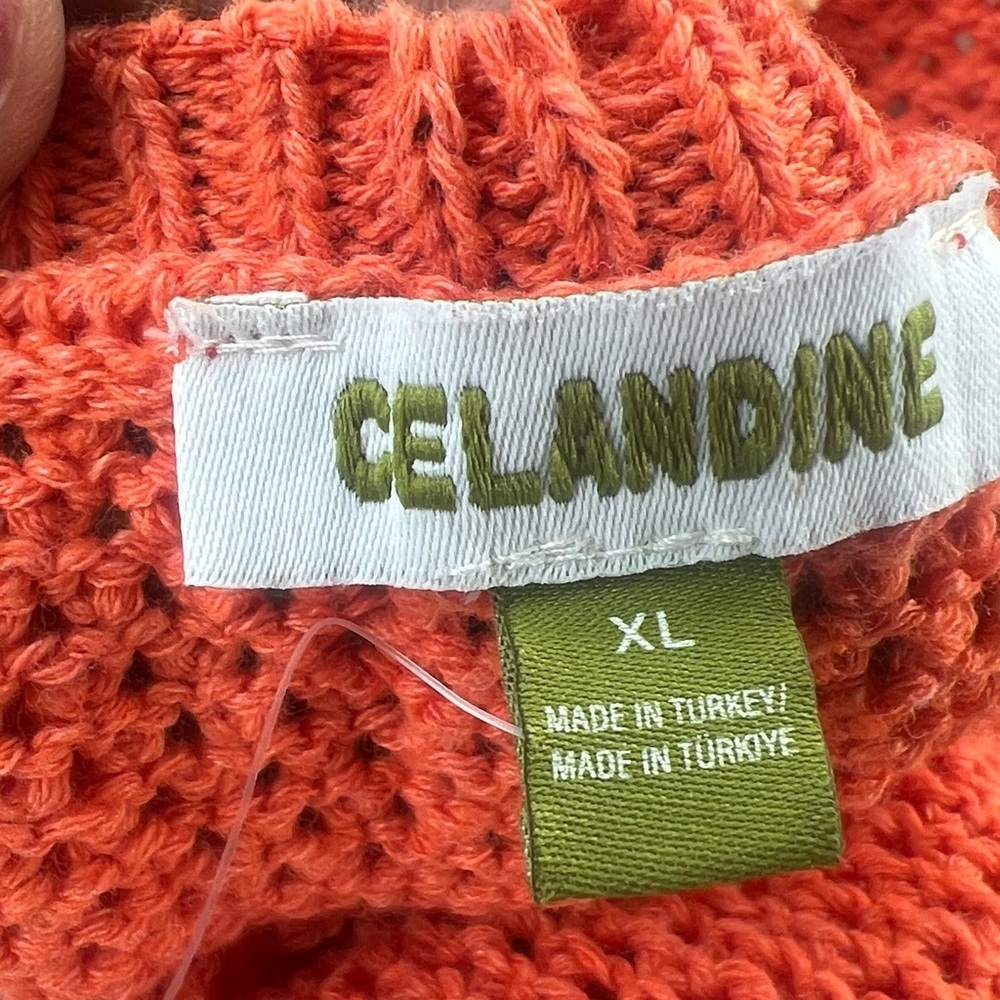 Anthropologie CELANDINE CROCHET HALTER COVER-UP DRESS XL summer resort vacay NWT - Picture 10 of 10
